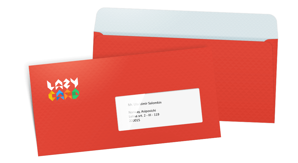 Lazy Card фірмовы стыль